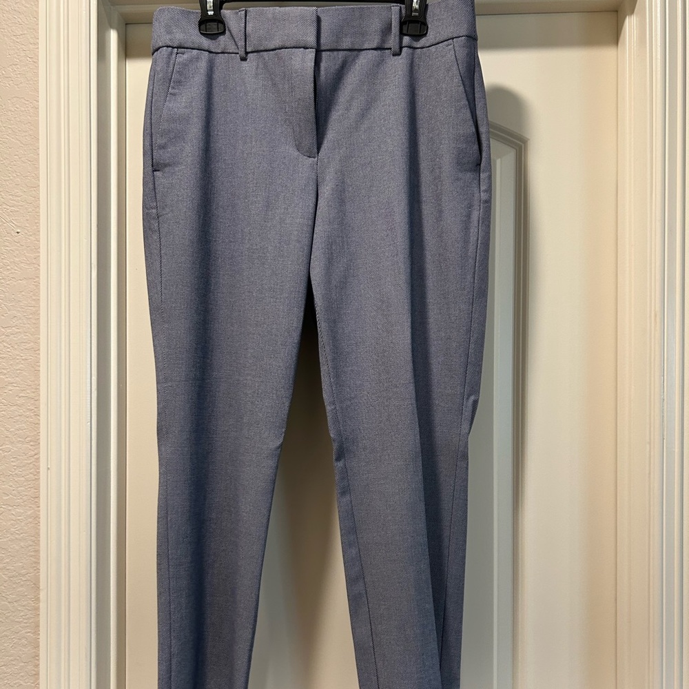 LOFT Julie Blue/White Pants